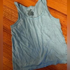 Hanes Sky Blue Sleeveless Top